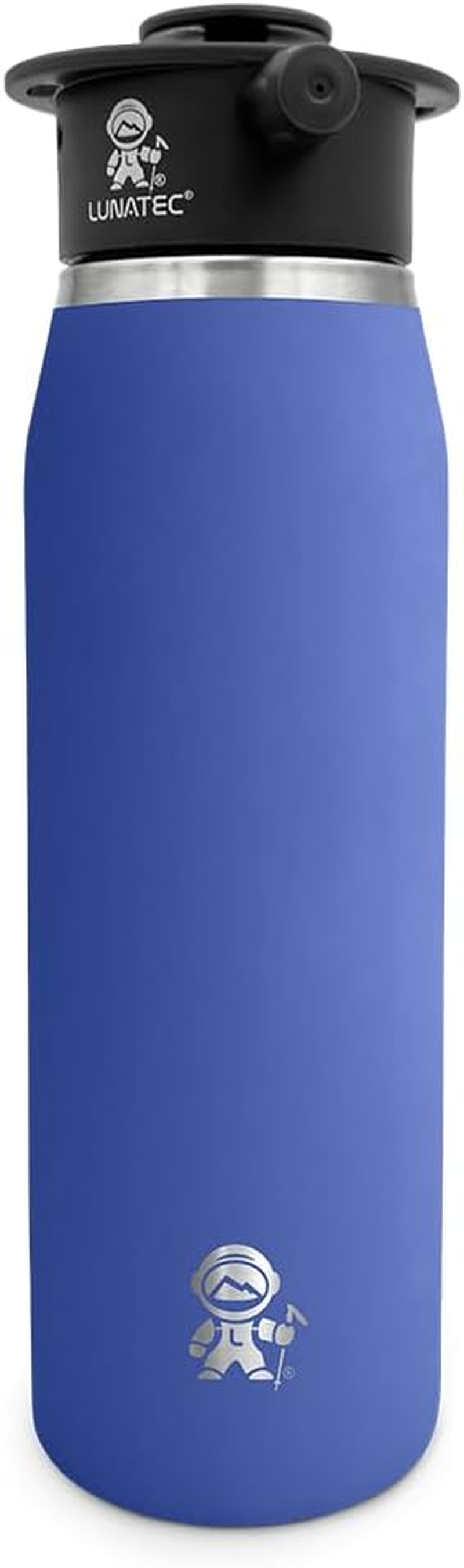 Lunatec&reg; Insulated Hydration Spray Water Bottle - a Pressurized Personal Mister, Camp Shower and Sport Water Bottle in One Easy-To-Use BPA Free Bottle.