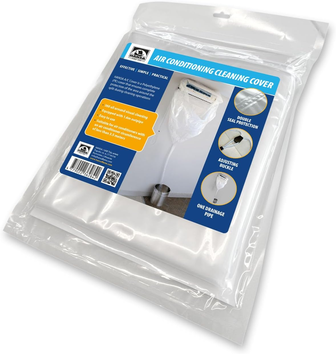 Hansa Air Conditioning Cleaning Case Split Air Conditioner AC Unit Cleaning Bag Protected Cover Air Conditioner Interior Units image number 5