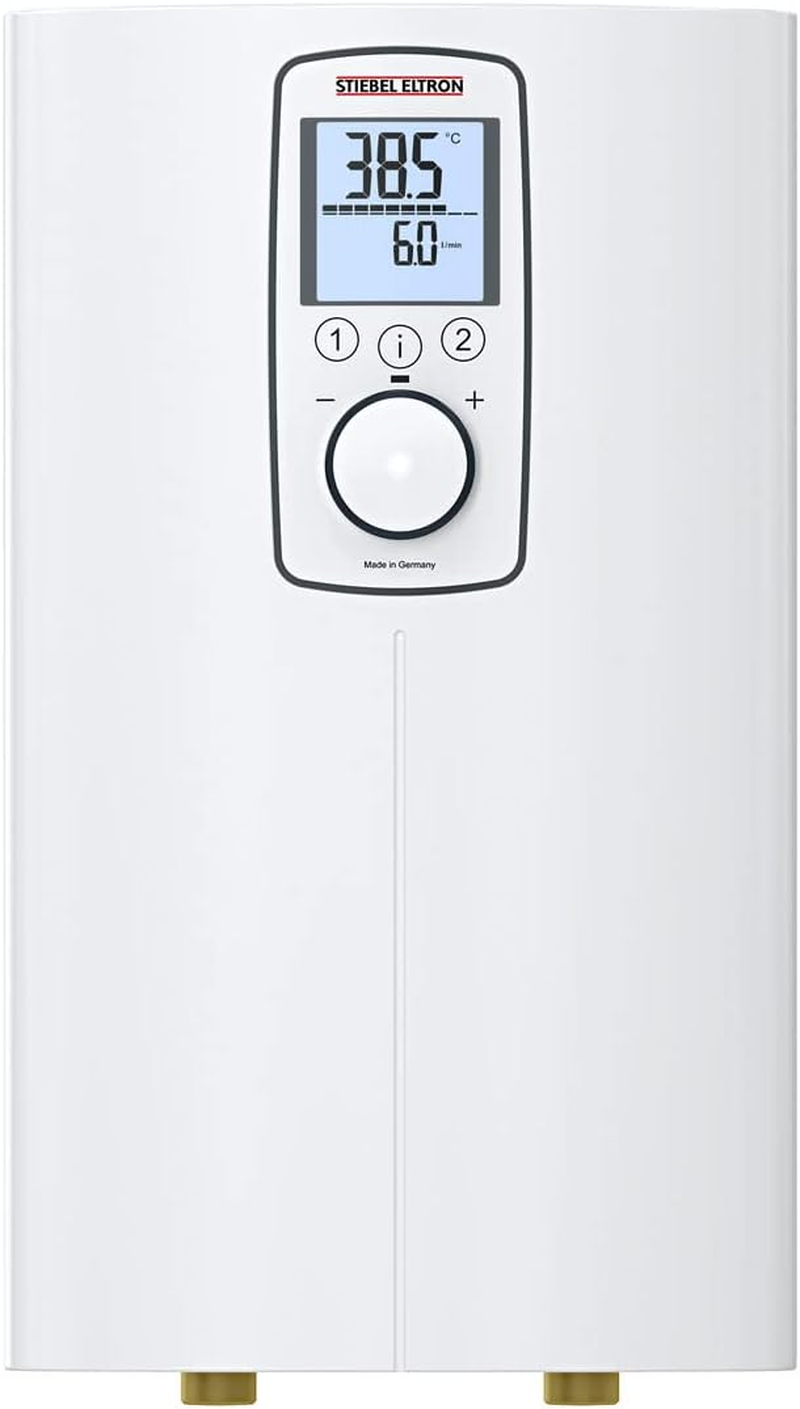 Stiebel Eltron DCE-X Premium Compact Instant Water Heater, Suitable for Showers, Maximum Energy Efficiency, Accurate Temperature Delivery, 238159, 220240 V, White, 10/12 Kw image number 4