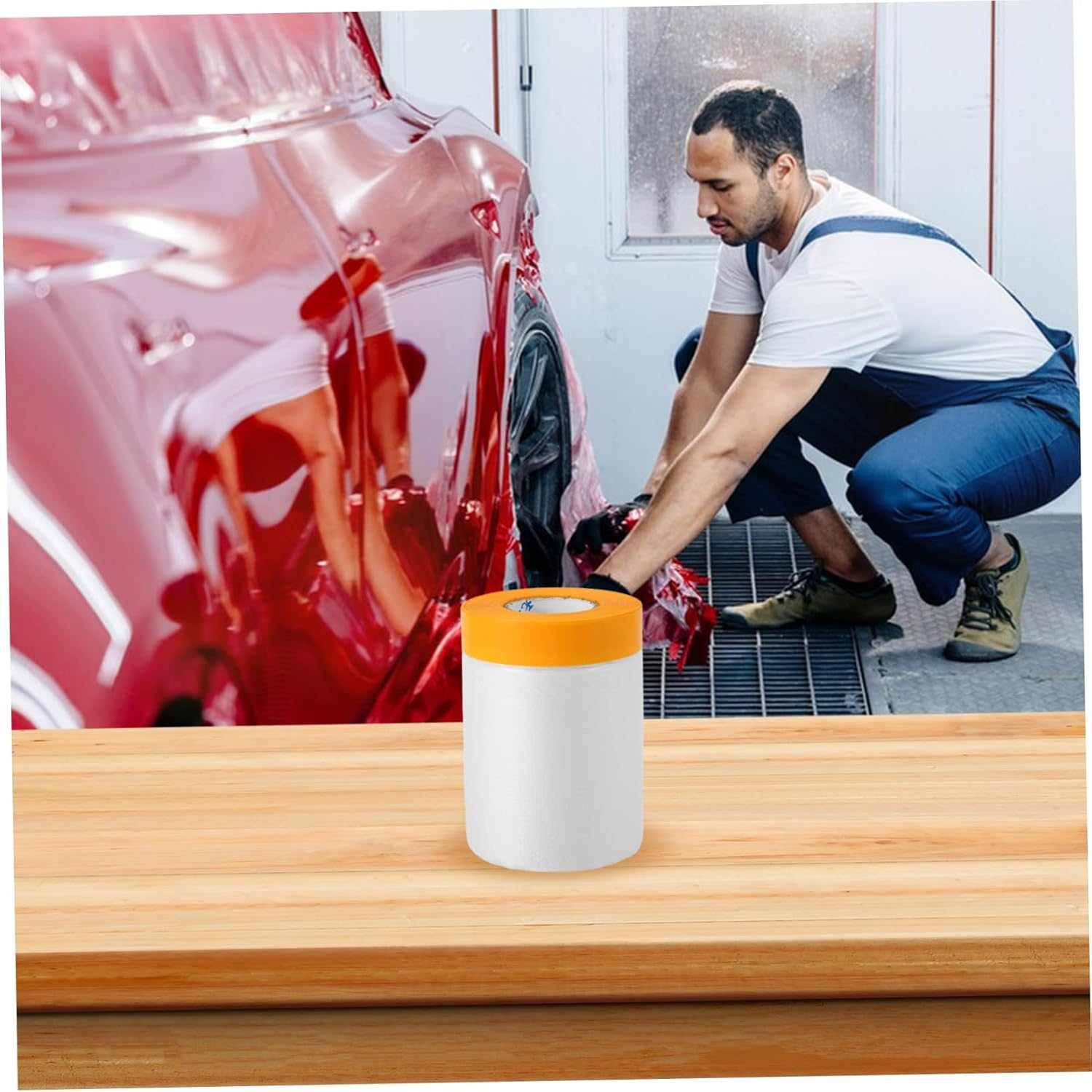 Mikinona Automotive Masking Film Car Privacy Peel Protective Film for Windshield Protection image number 5