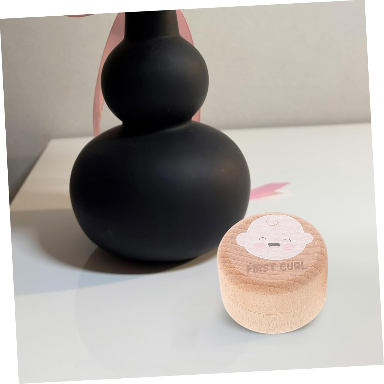 2Pcs Wooden Tooth Keepsake Box First Tooth Storage Box for Boys and Girls Cute Fairy Design for Shower Birthday image number 1