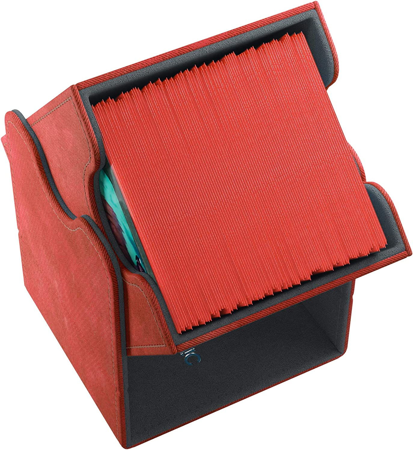 Gamegenic GG2017 Convertible Squire Deck Box Holds 100 Sleeves, Red image number 1