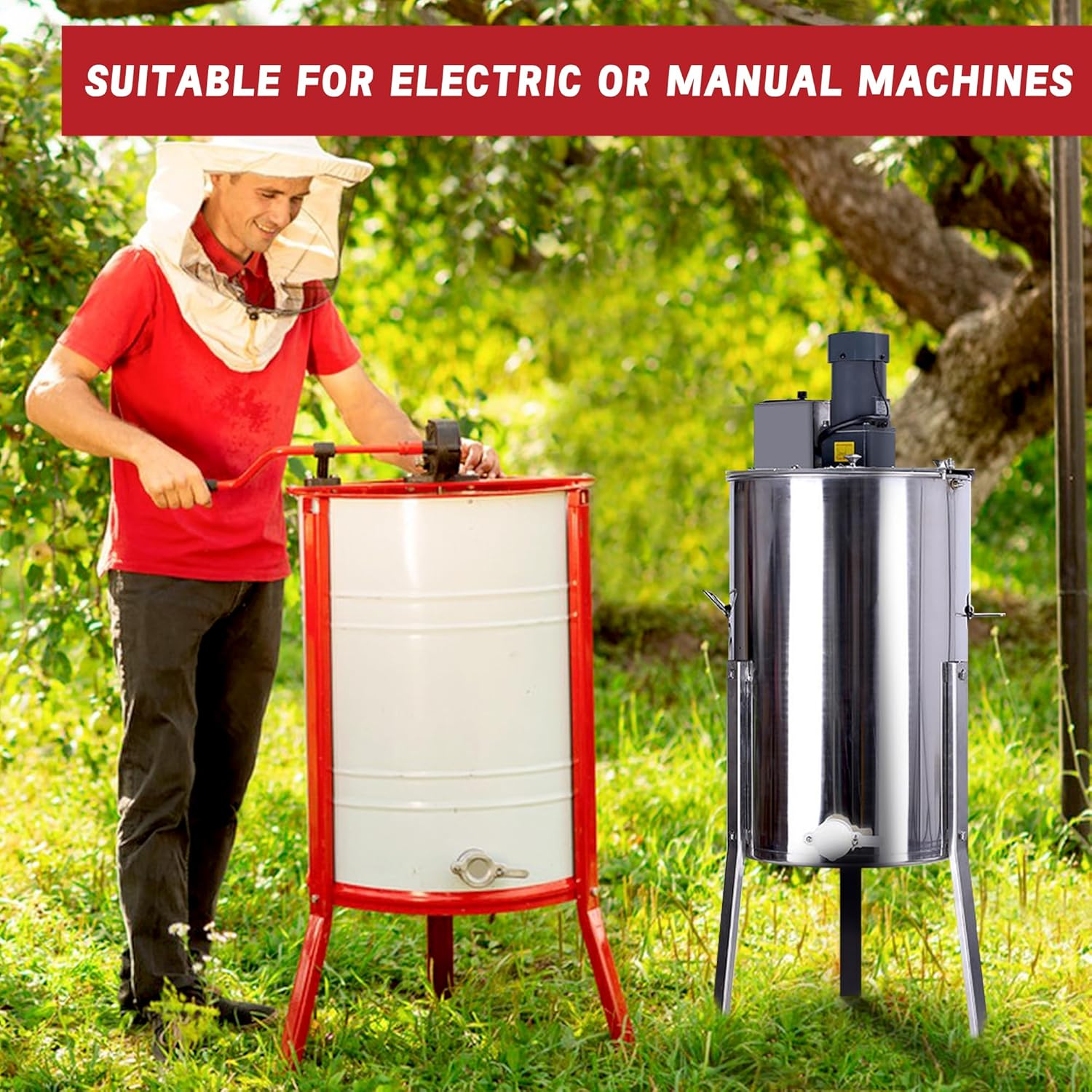 DECOHS 12 Pcs Electric Honey Extractor Bushing Connectors, Buffering Pad Connectors for Electric Honey Extractor Accessories, Cushioning Pads Connector for Honey Extractor Beekeeping Supplies image number 4