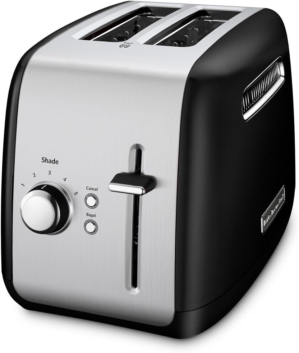 Kitchenaid Classic Toaster with 2 Slices - Onyx Black (5KMT2115AOB) image number 1