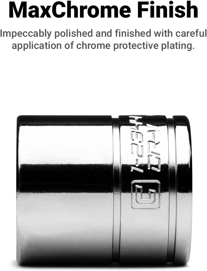 Capri Tools 3/8 In. Drive Shallow and Deep Chrome Socket Set, 6-Point, 5/16 to 1 In, 24-Piece image number 3