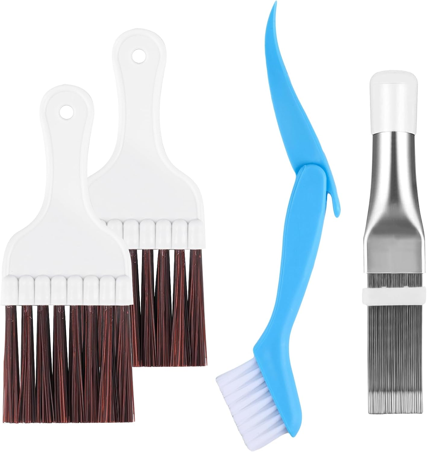 Pack of 4 Lamellar Comb Dryer, Condenser Comb Dryer, Condenser Cleaning Comb, Air Conditioning Slat Condes Cleaner Combs Heat Exchanger Cleaning Set for Heat Pump Dryer Cleaner Tool image number 4