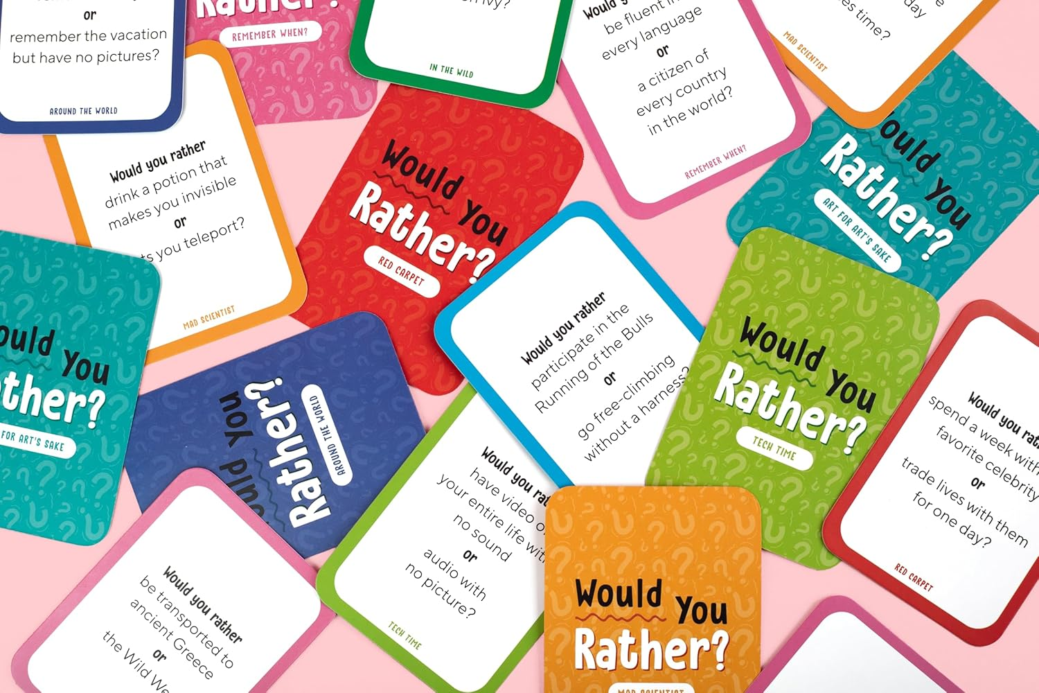Would You Rather? Family Card Game: Fun Questions, Hilarious Answers, Lively Conversations image number 6