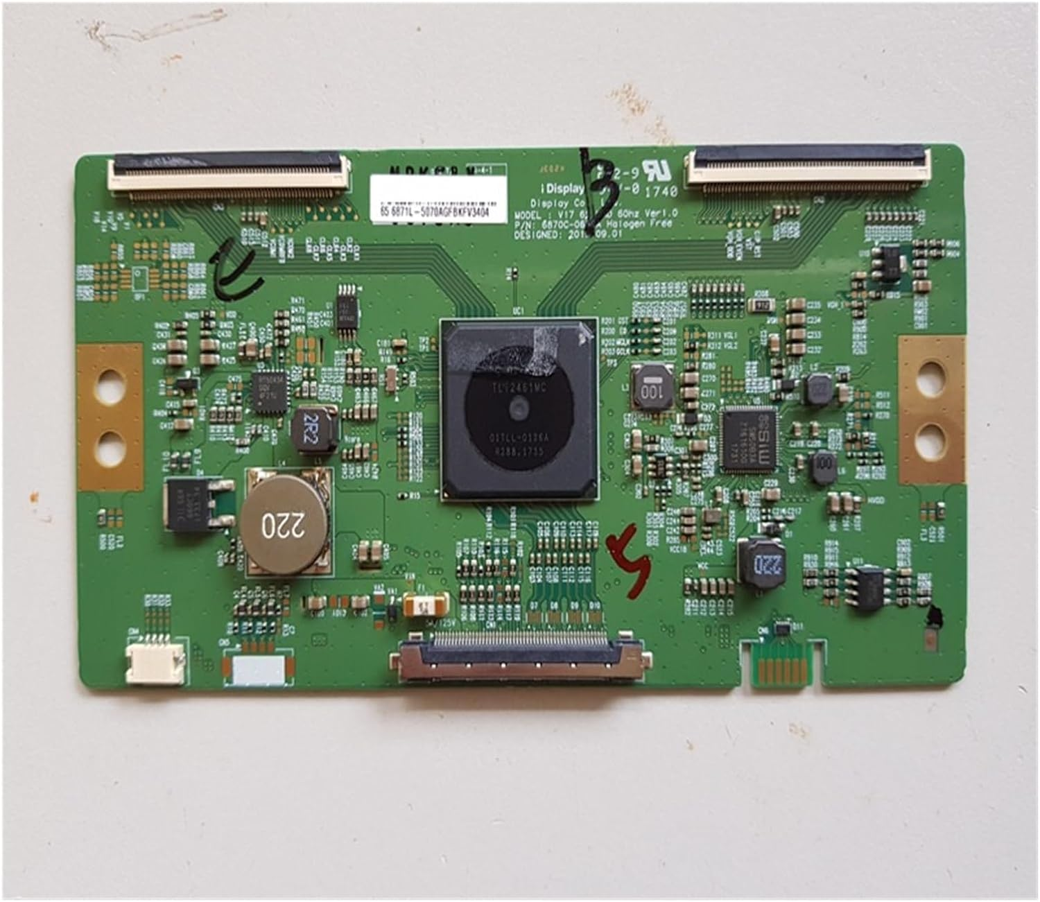6870C-0689A 6871L-5070A 6871L-5043B 6871L-5283A 6871L-4956B T-Con Board Replacement Parts，Compatible for LG 65 Inch 65UJ634T 65UJ6300 65UJ6200 TV Logic Board