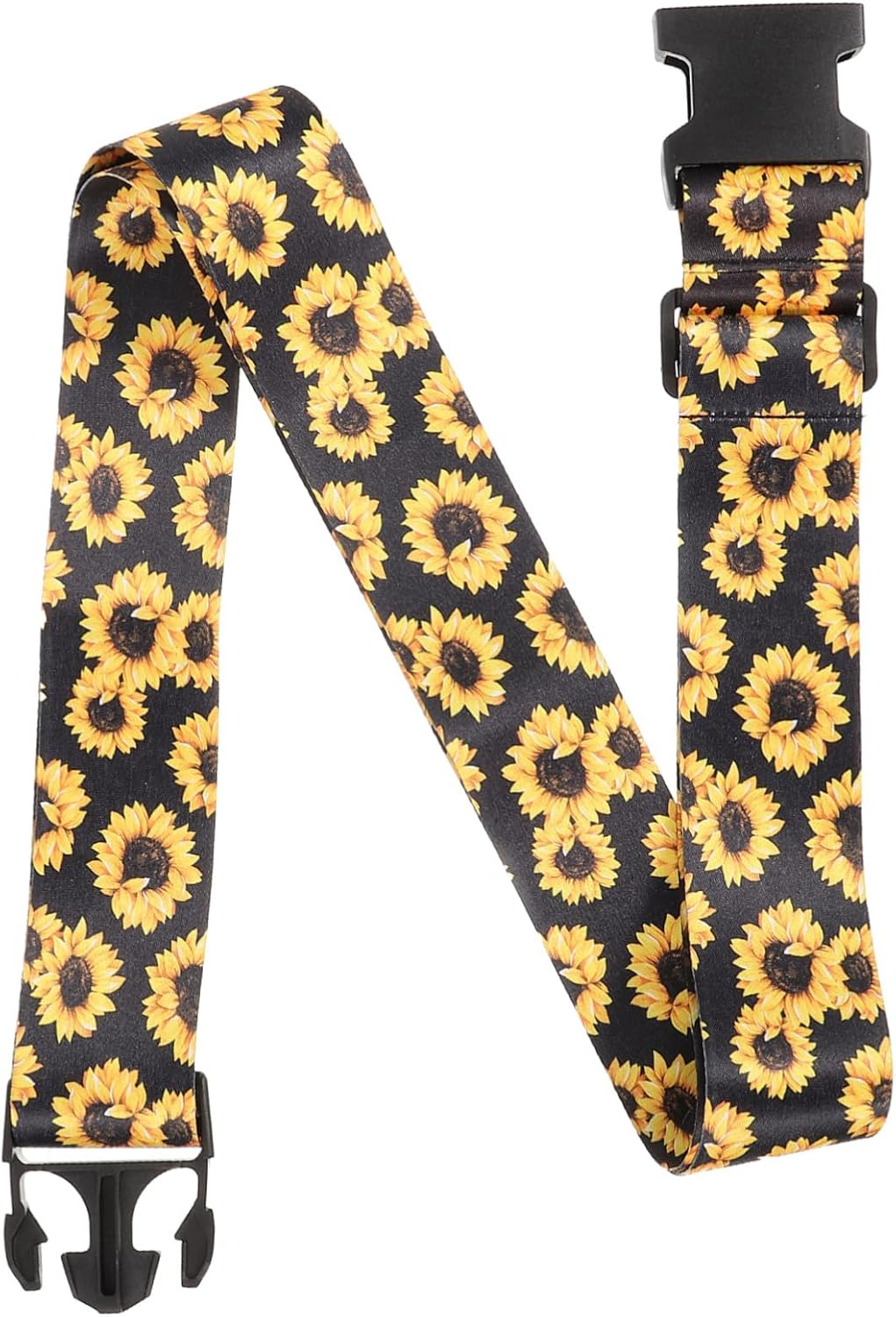 BESTYASH 5Pcs Luggage Belt Buckle Strap Adjustable Suitcase Belt for Travel Bag Cargo Tie down Strap Lashing image number 1