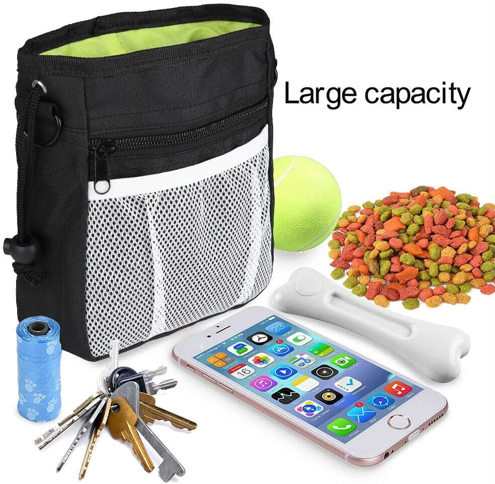 Dog Puppy Outdoor Training Snack Obedience Food Bag Pet Treat Waist Belt Pouch (Grey) image number 6