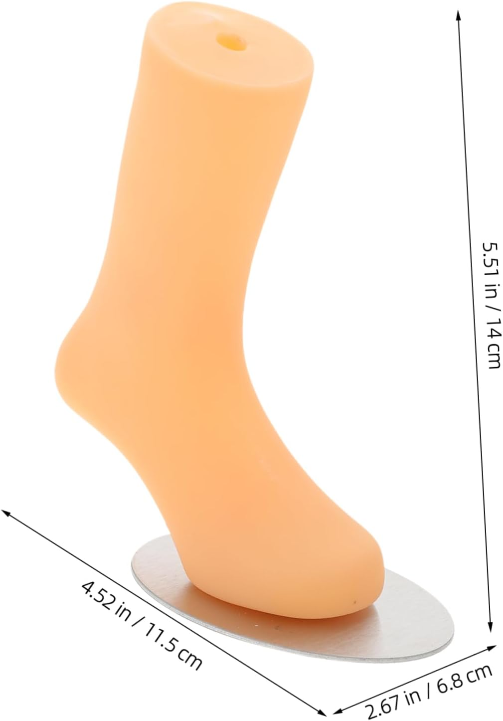 Happyyami Foot Sock Display Model for Boys and Girls Short Stocking Ankle Bracelet Jewelry Holder Sock Foot Mannequin for Shoes Display Stands Showcase image number 1