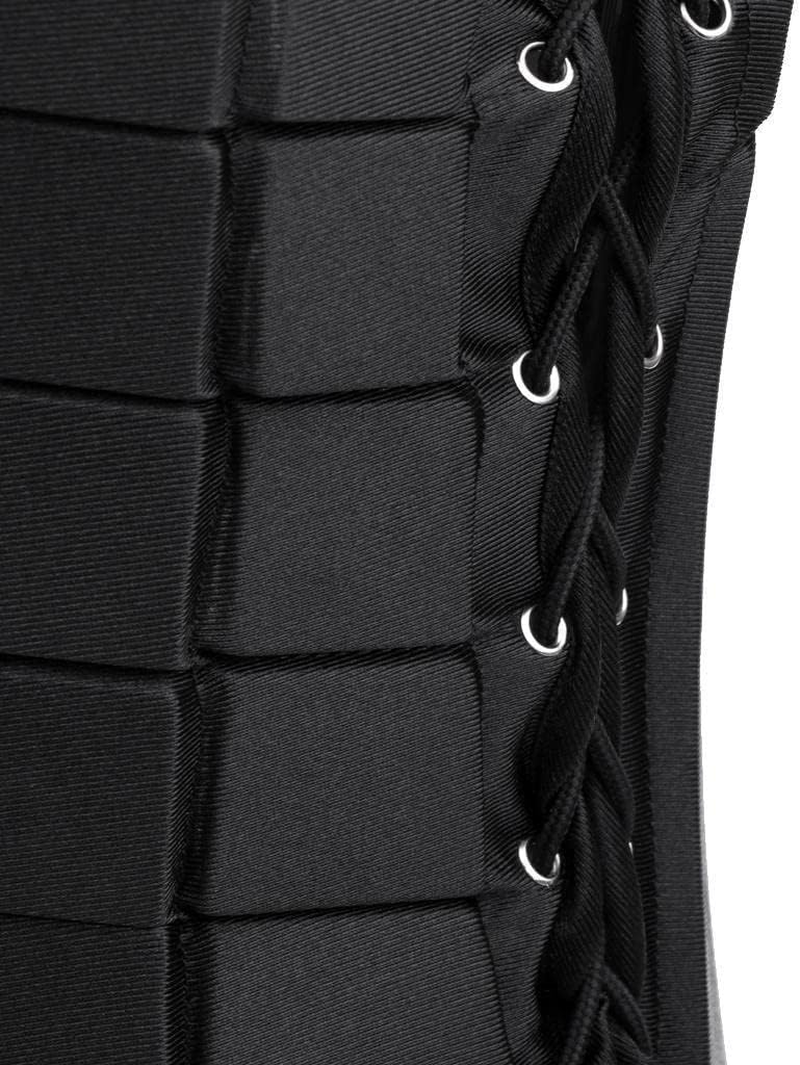 Black EVA Padded Equestrian Horse Riding Vest Protector image number 6