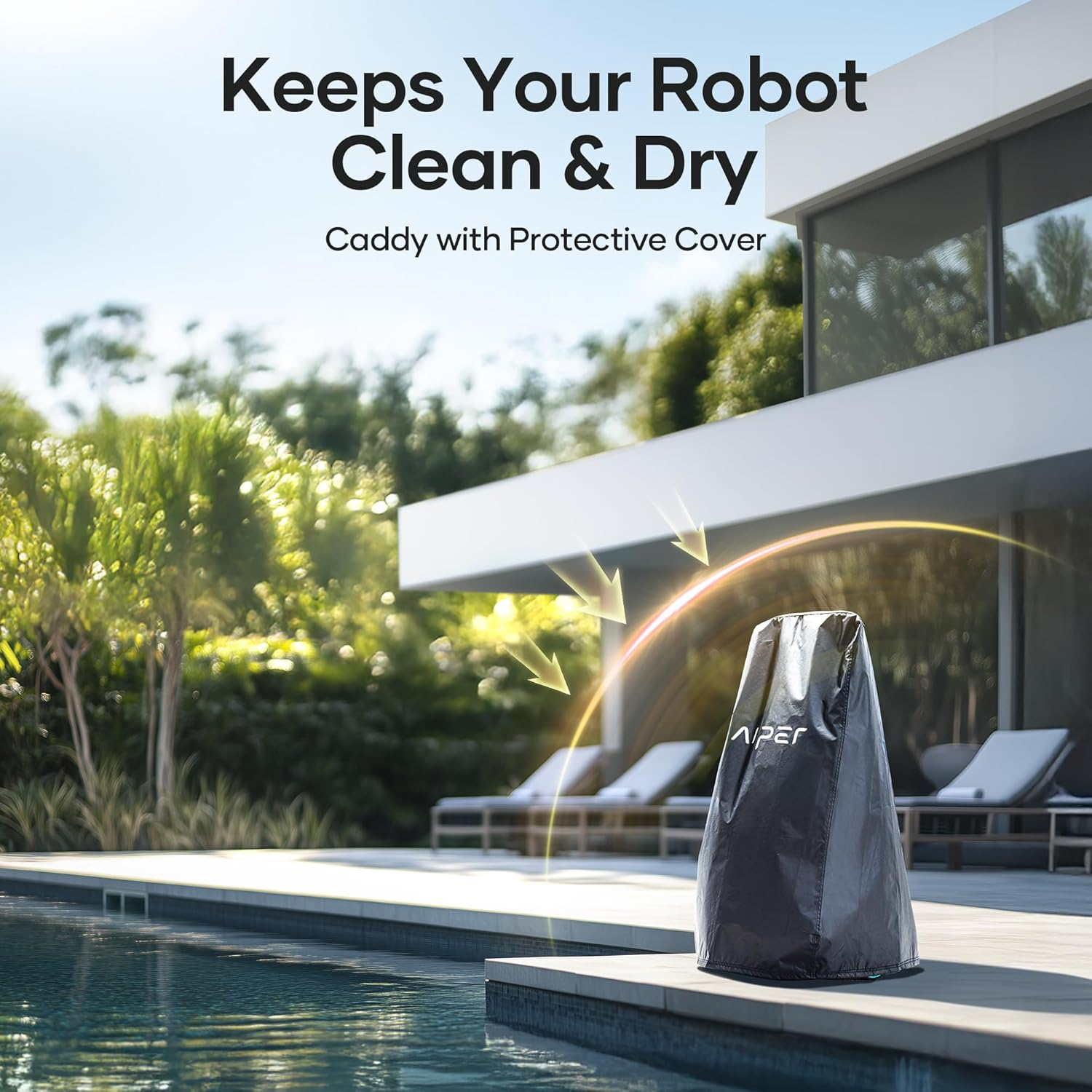 Aiper Scuba X1 Pro Max Includes Caddy for Easy to Transport and Storage,32000Lph Power, Double Filtration, Smart Surface Parking image number 2