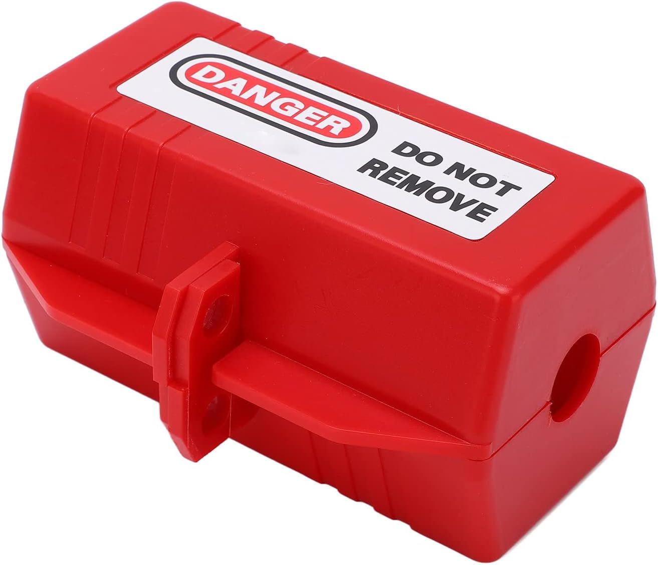 Plug Lockout Tagout Set, Professional Impact Proof Plug Lockout Device High Temp Resistant Rustproof for Home Industry Chemistry for Air Conditioner TV (Medium Lock Box + 38Mm Padlock) image number 2