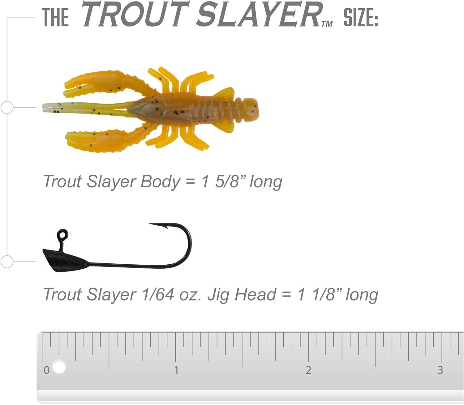 Trout Magnet Trout Slayer Kit - 20 Crawdad Bodies and 8 Size 6 Long Shank Hooks image number 4