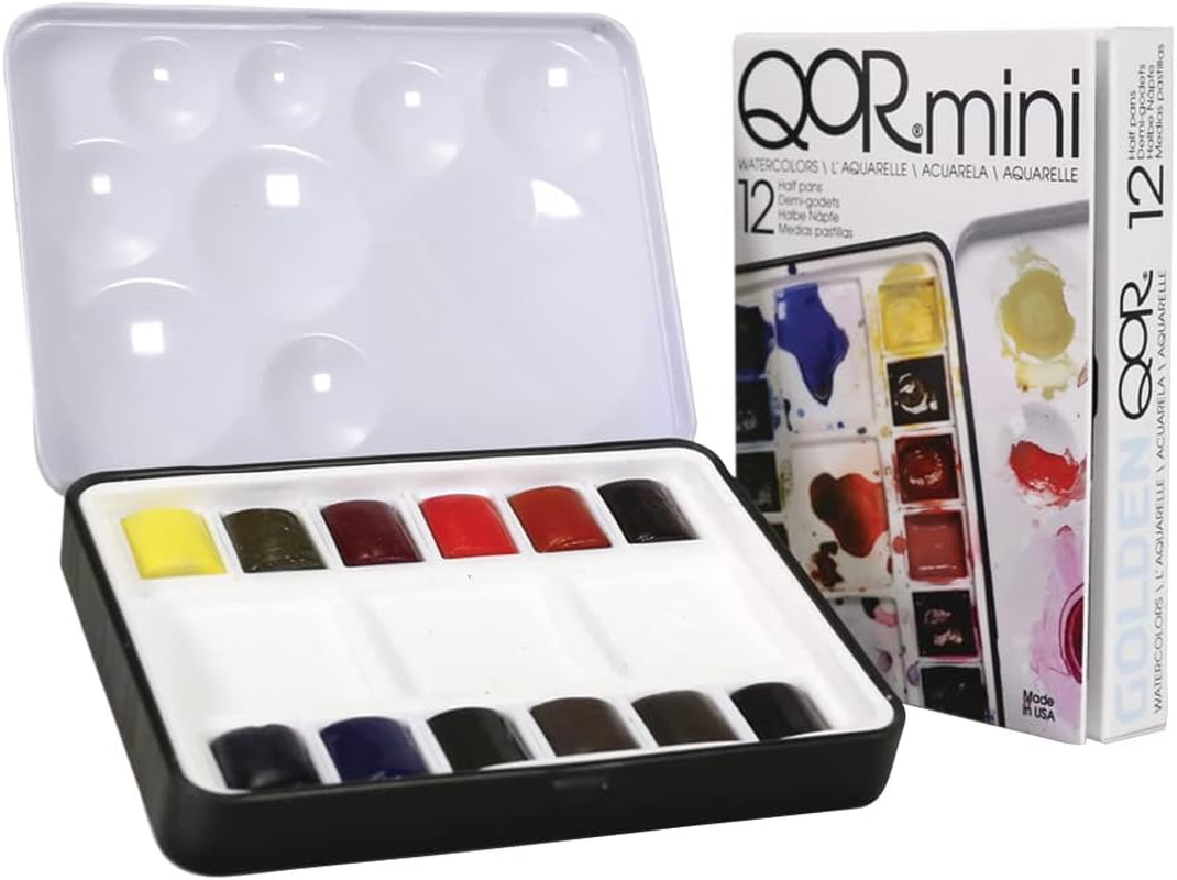 Qor Watercolor Mini Half Pan Set image number 2