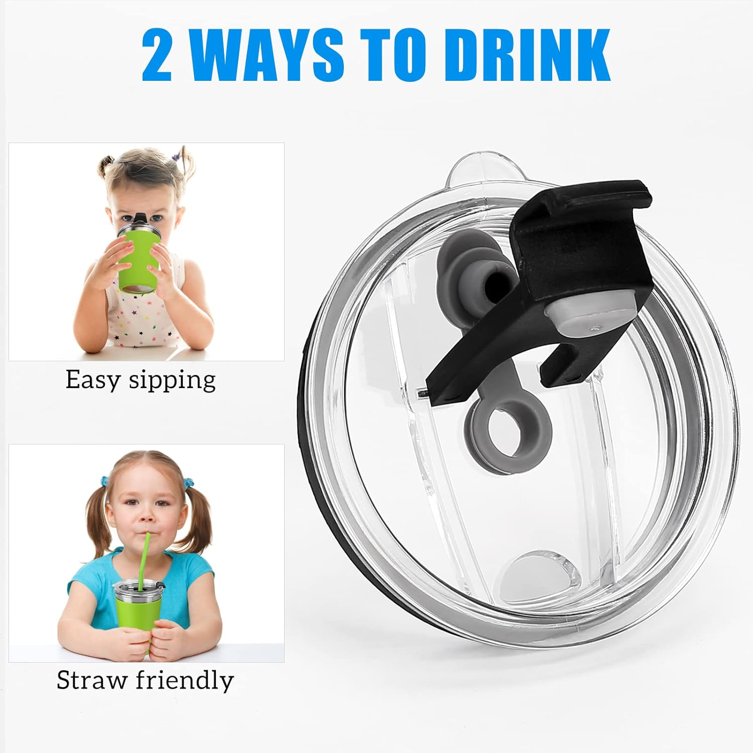 5Pack Kids Cups with Straws and Lids Spill Proof, 12Oz Toddler Straw Cups with Colorful Silicone Sleeves, Unbreakable Stainless Steel Water Tumblers for Cold & Hot Drinks image number 1