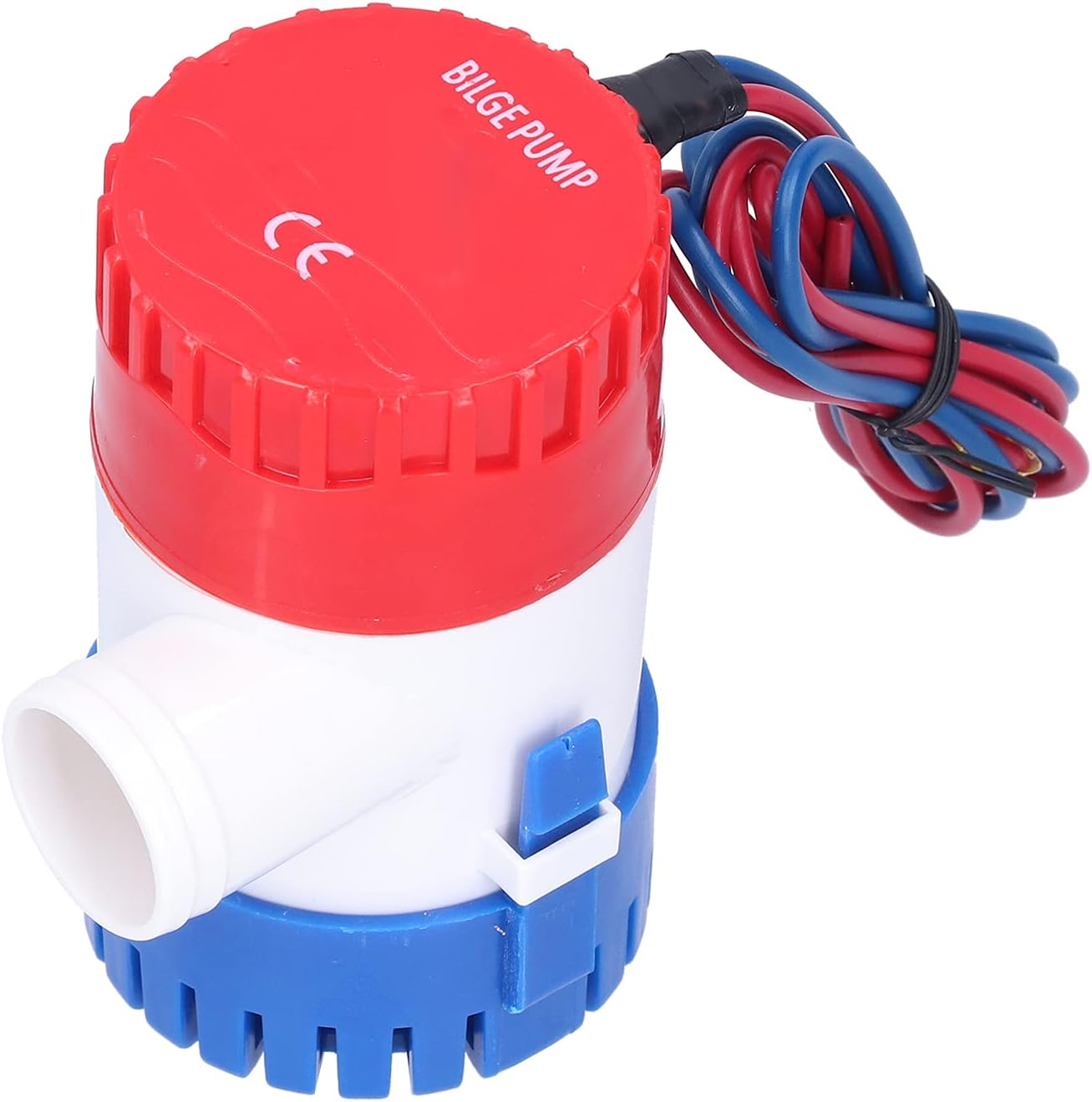 Bilge Pump Small Electric Submersible Pump for Drainage 12V/24V 350/500/750/1100GPH, Shock Resistant ABS Housing for Boats, High Efficiency for Boat Chine, image number 6