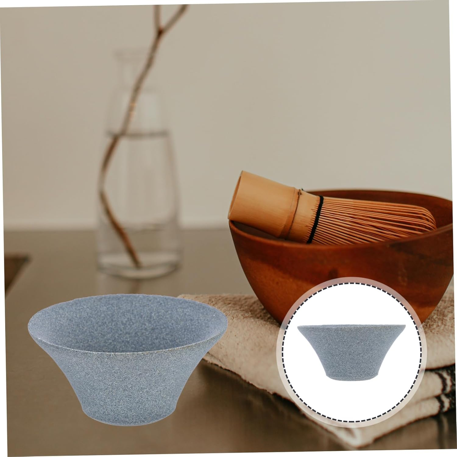 MUELODSIC Ceramic Tea Infuser Filter Cup with Fine for Tea and Coffee Brewing Non-Deformable Material Simple Design for Home and Office Use