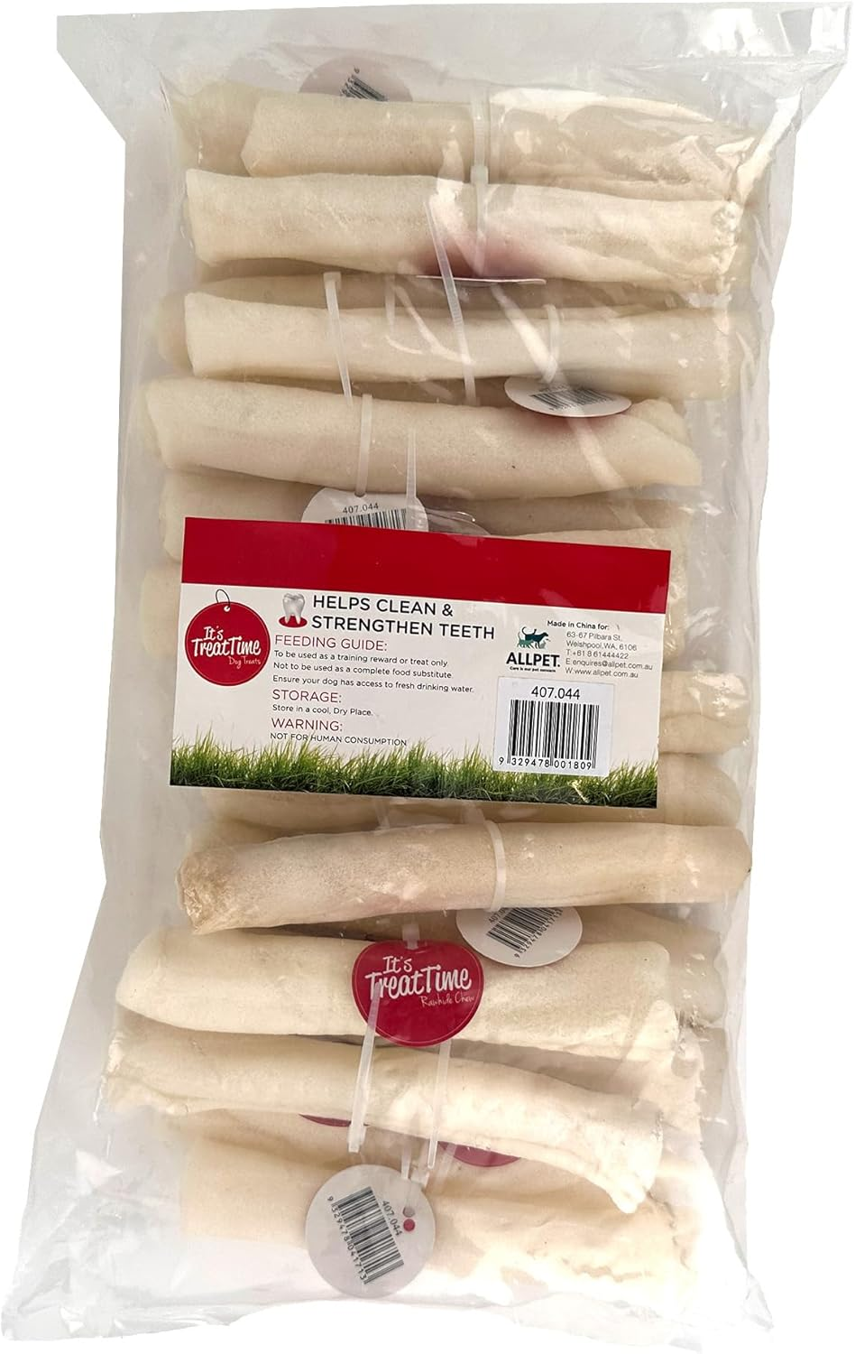 It'S Treat Time Dog Rawhide Retriever Roll White 15Cm (20 Pack) - Long-Lasting Dog Treats, Dental Chews for Dogs, Teeth Cleaning, Tartar Control, Oral Health image number 3