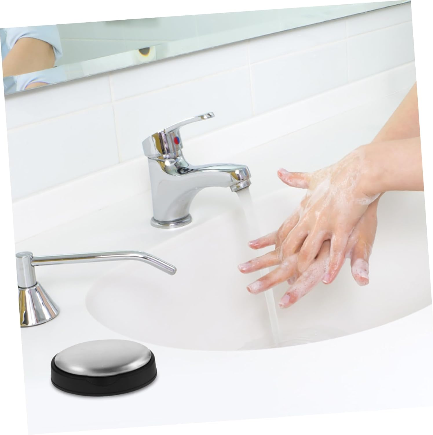 ABOOFAN Stainless Steel Odor Remover Soap Metal Bar for Kitchen Home Compact Design for Portable Use Eliminates Smells Convenient with Base image number 5