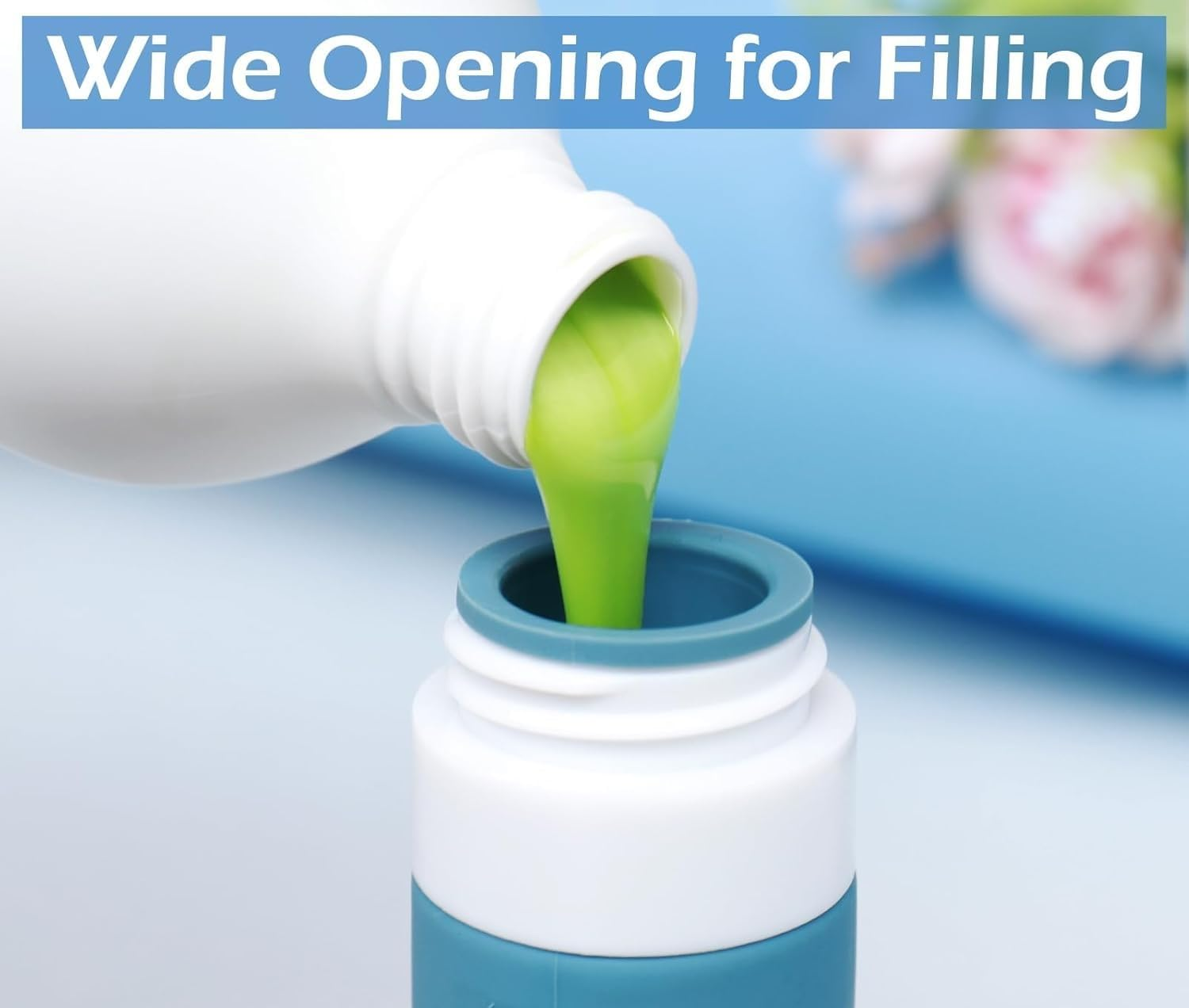 16 Pack Travel Bottles Set for Toiletries, Feimao919 TSA Approved Travel Containers Leak Proof Silicone Squeezable Travel Accessories for Shampoo Conditioner Lotion Body Wash (BPA Free) (Multicolored) - Multicolored image number 5