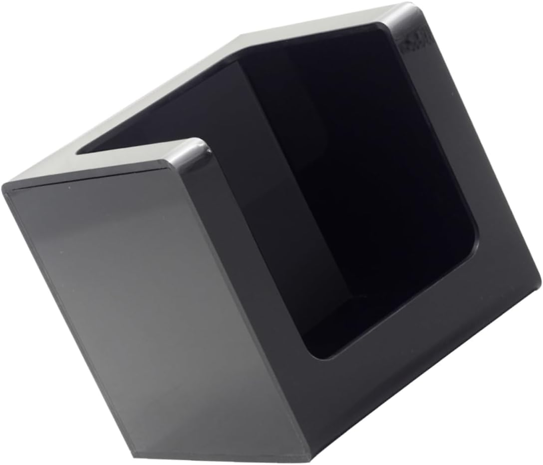 Luxshiny 1Pc Modern Black Acrylic Tissue Box Stylish Tissue Dispenser Holder for Dining Room Bathroom and to Use Extraction Neat and Convenient Design image number 4