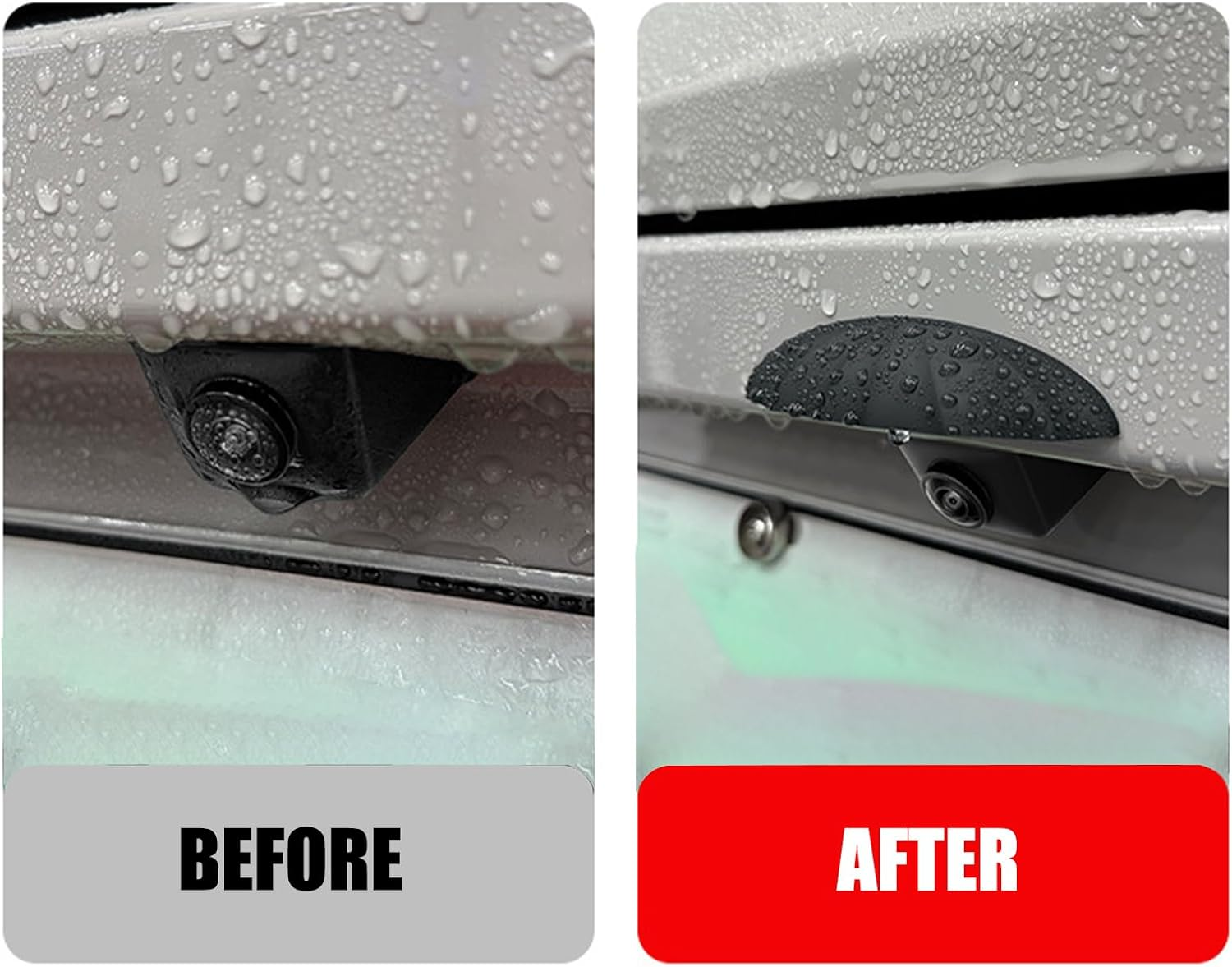 Rear Camera Cover - Waterproof Silicone, Weatherproof Protective Car Accessory | Shield for Reversing Cam, Vehicle Mod Gear | Fits Auto, Truck, Motorcycle | Ideal for All-Weather Riding Use image number 5