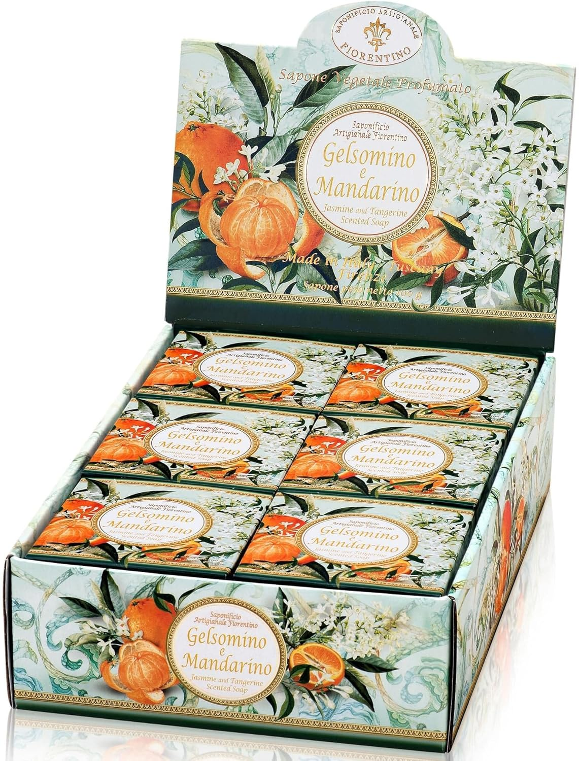 Saponificio Artigianale Fiorentino Jasmine & Tangerine 12X100G image number 3