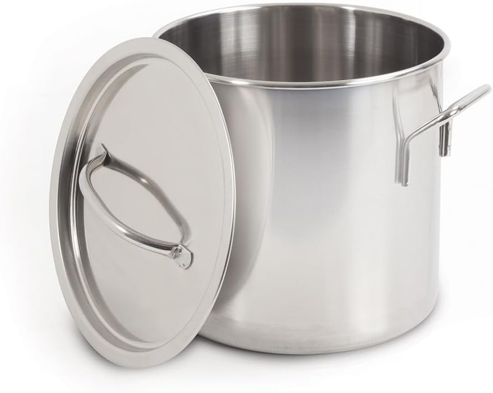 Campfire Stainless Steel Stockpot, 20 Litre Capacity