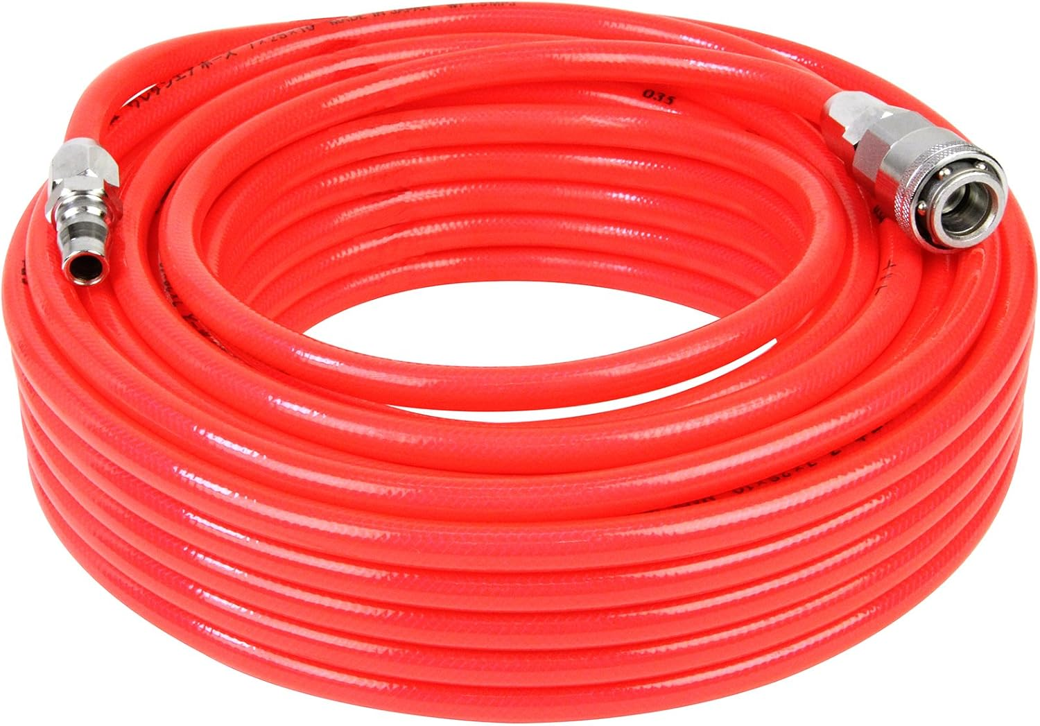 E-Value EUH-20W Urethane Air Hose, Inner Diameter 0.3 X Outer Diameter 0.4 Inches (7 X 10 Mm), 65.6 Ft (20 M), Clear