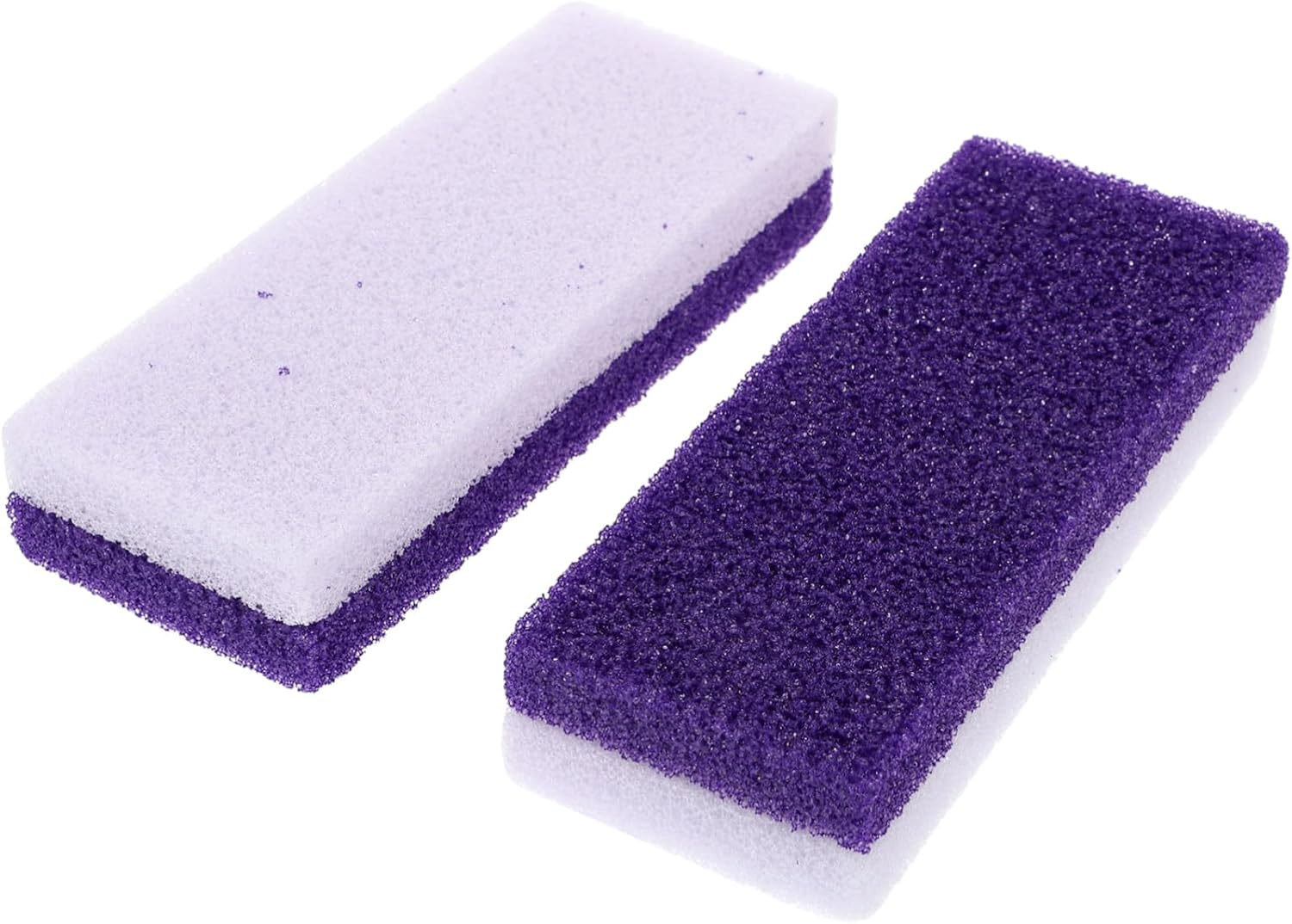 PACKOVE 2Pcs Purple Pumice Stone Foot Care Exfoliator Callus Remover Tool for Smooth Feet Natural Lava Rock Scrubber for Dead Skin Removal Comfortable Grip image number 6