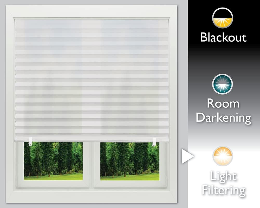 Redi Shade 1616204 Original Light Filtering Pleated Paper White, 36&rdquo; X 72&rdquo;, 6-Pack image number 6