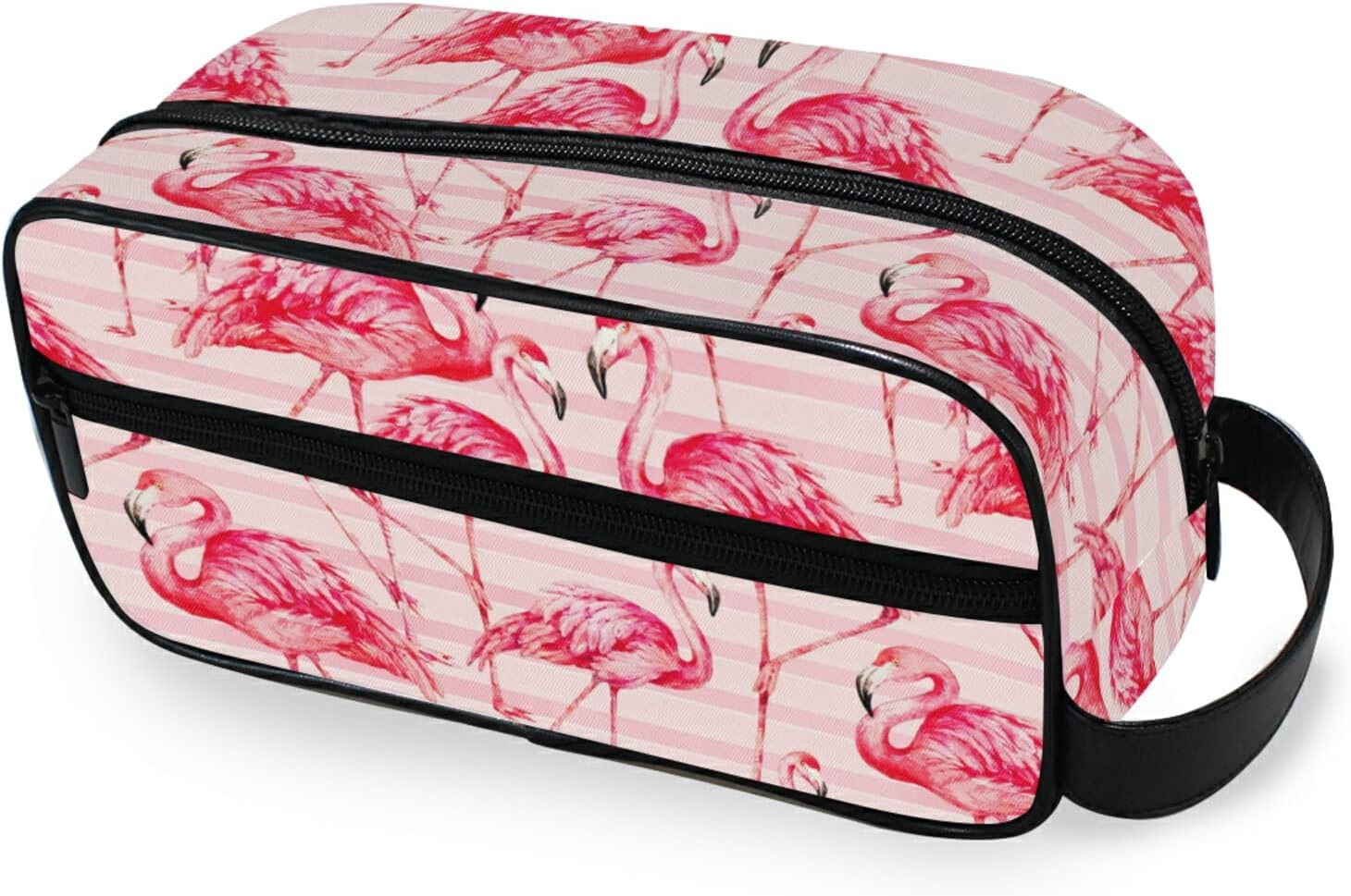 Toiletry Bag Unisex Cosmetic Bag Dragonfly Travel Organizer PU Leather Travel Cosmetic Case, Dragonfly, One Size