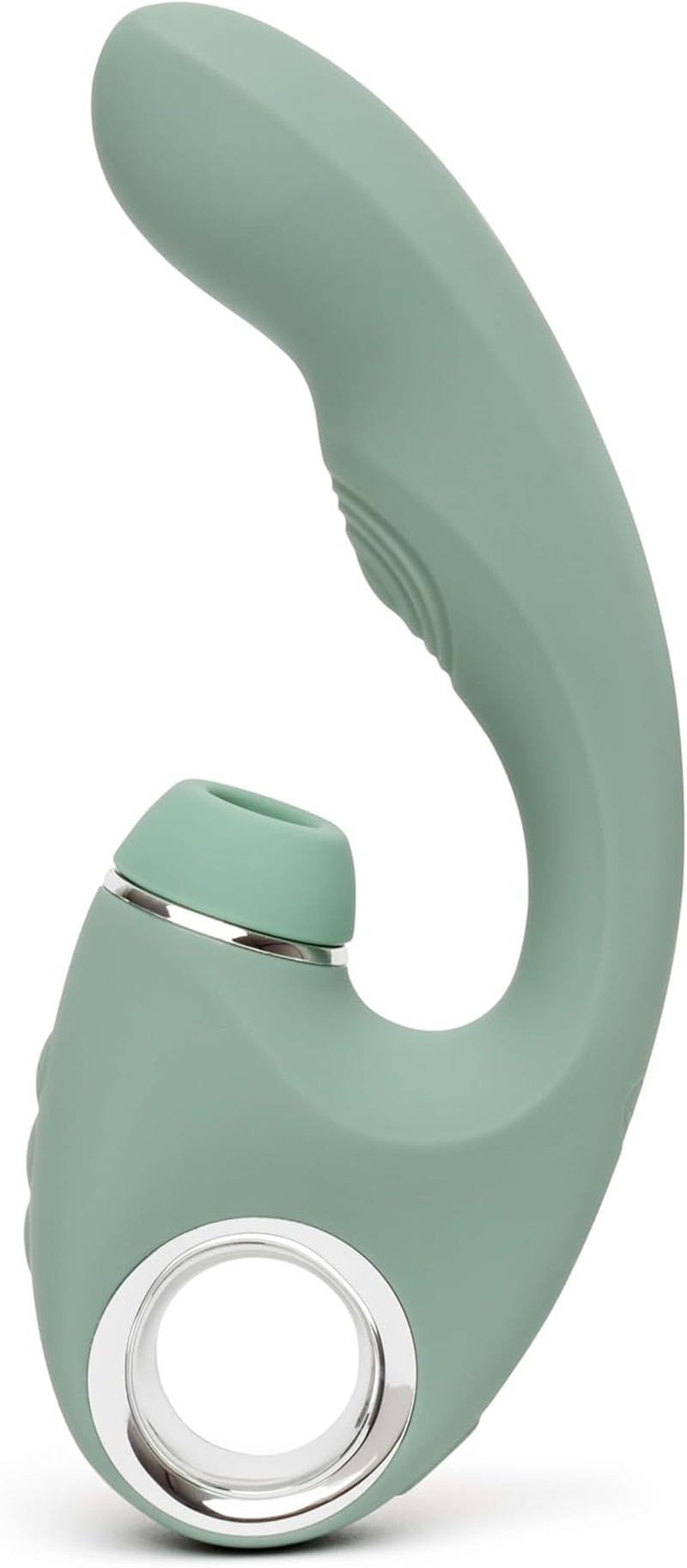 Lovehoney Pulsing G Spot Vibrator & Clit Sucker Stimulator | Dual Stimulation Silicone Vibrating Dildo for Women | Clitoral Suction Adult Toy | Sexual Pleasure Massager Tool | Sex Toys for Couples image number 2