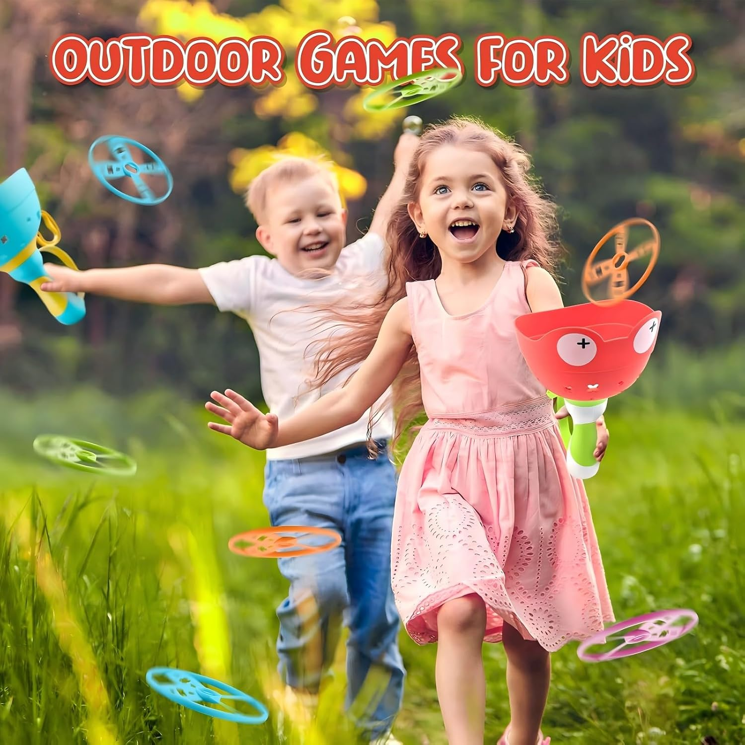 Kids Toys, outside Toys for Kids Ages 3-8 - Manual Capture Catching Game - Toddler Chasing Toy for Boys & Girls, Outdoor Play Equipment Summer Gifts, Ages 3-8 Outdoor Fun Family Games
