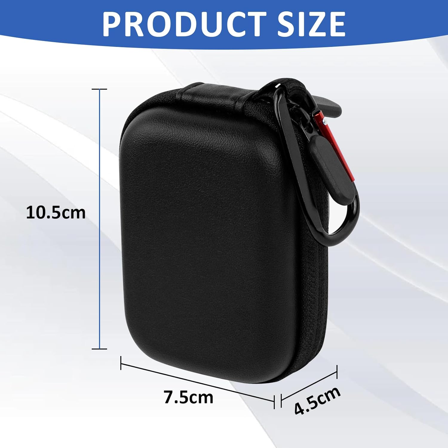 Jinminamz Carry Case for DJI Accessories, Mini Carry Bag for DJI Osmo Action 5 Pro/4/3, Black Hard Shell Travel Bag for DJI Osmo Action 5 Pro, Drop-Proof Pressure Container for Travel, Life Records image number 1