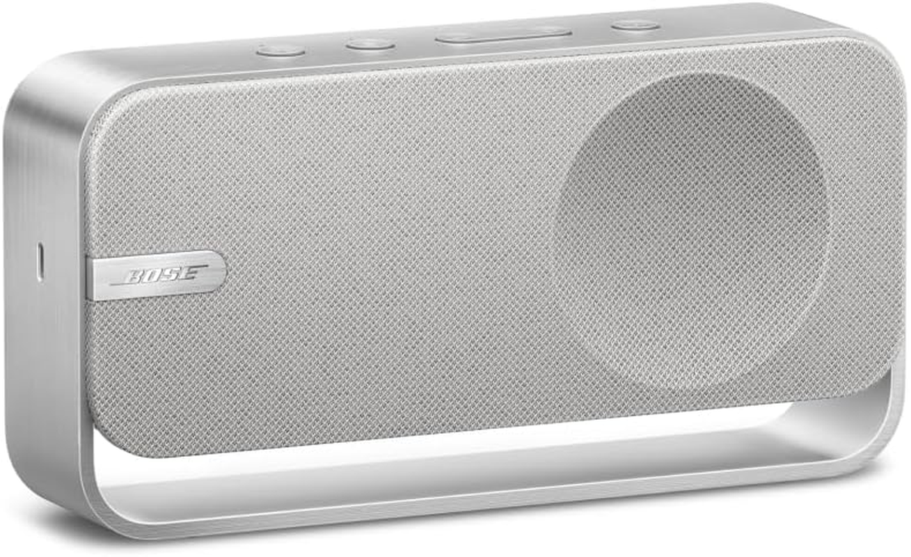 Bose Soundlink Home Speaker, Premium, Portable and Wireless Bluetooth Bookshelf Speaker, up to 9 Hours Battery Life, Light Silver image number 1