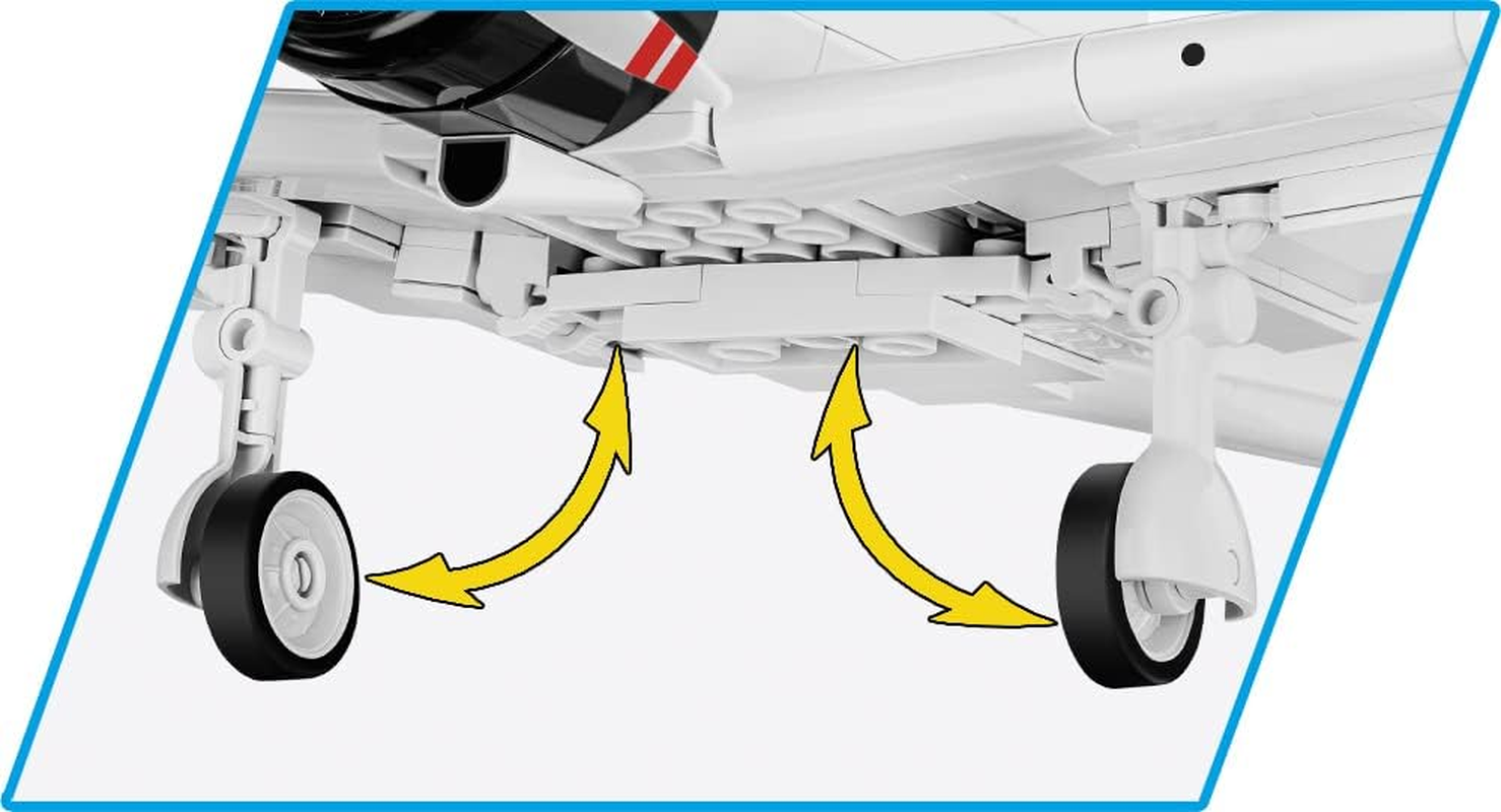 Cobi 1:32 Scale Historical Collection World War II Mitsubishi A6M2 Zero-Sen Fighter Plane 347-Pieces Building Block Kit image number 1