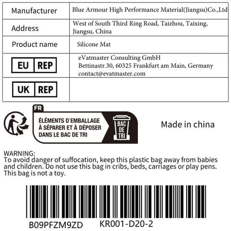 2 PCS Induction Cooktop Mat - Induction Hob Protector- (Magnetic) Cooktop Scratch Protector - for Induction Stove ,Multifunctional Silicone Mats - for Air Fryer Liners by Kitchenraku (20Cm, Black) image number 1