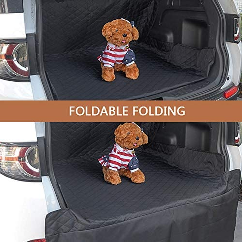 J&C Pet Cargo Liner,Cargo Cover for Dogs,Trunk Liner,Seat Protector for Cars,Heavy Duty Dog Car Seat Cover for SUV Trucks,Non Slip Waterproof Universal,Bumper Flap Protector image number 4