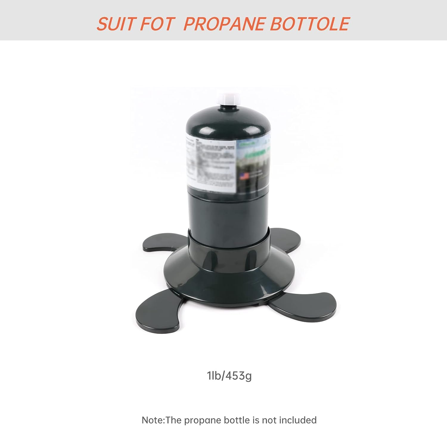 Propane Cylinder Base Foldable 16Oz/1Lb Propane Fuel Canister Stabilizer Stand Gas Tank Bottle Fixed Support image number 4