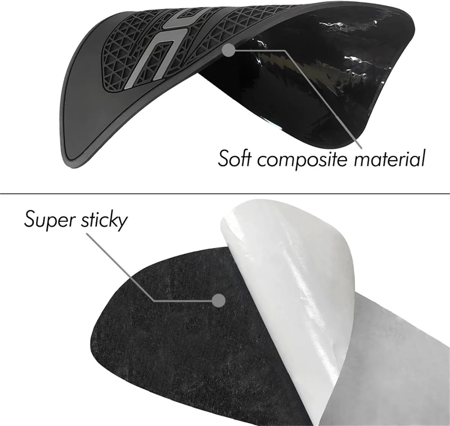 MKBHD Motorcycle Accessorie Side Tank Pad Protection for Triumph Street Triple 2013-2022 image number 1
