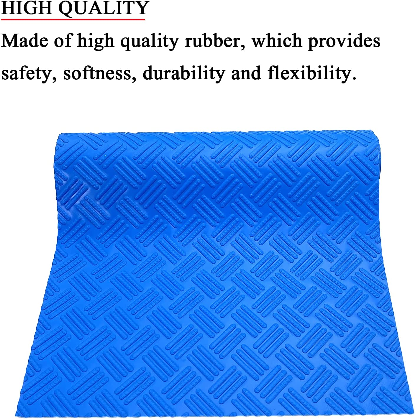 SKARUMMER Swimming Pool Ladder Mat - Protective Pool Ladder Pad Step Mat with Non-Slip Texture, Blue Medium Pool Step Mat, Pool Liner Protection Mat 36 Inch X 9 Inch image number 6