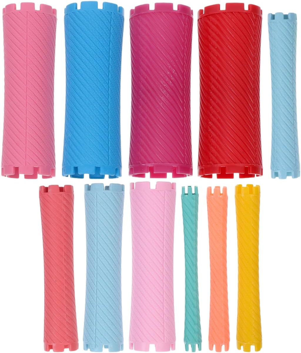 WOFASHPURET 100 Pieces Reusable Curlers for Hair Perm Iron Hairdressing Tools for Travel at Home