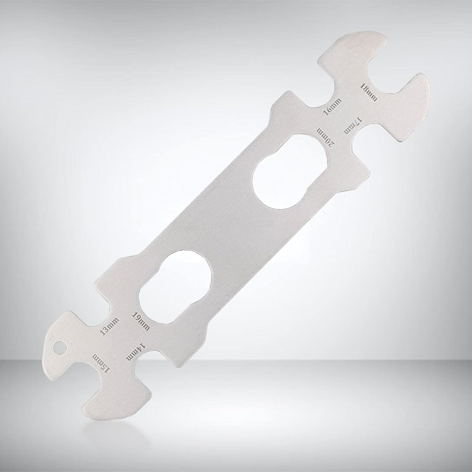 Aternee Bike Hub Wrench 13/14/15/16/17/18/19/20Mm Spanner Multi-Size Cone Wrench Bicycle Repair Tool for Road Bikes