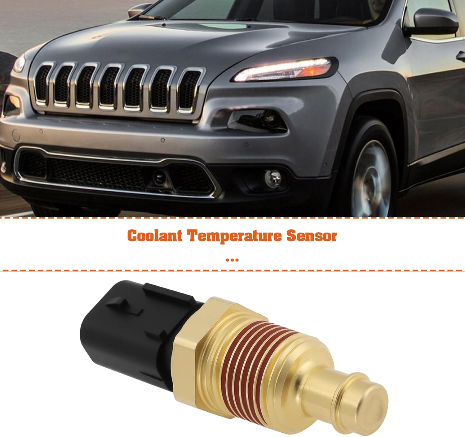 Ecsing Engine Coolant Temperature Sensor 5149077AB Compatible with Chrysler Compatible with Dodge image number 5