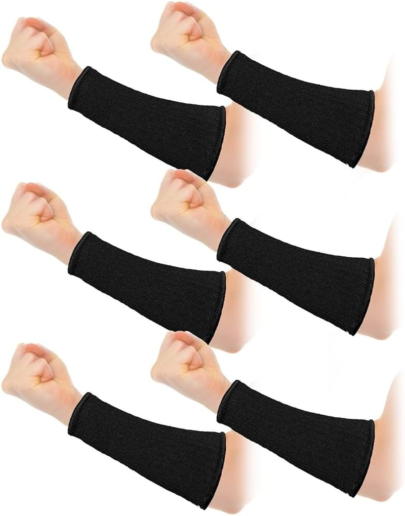 Zicojia 3 Pairs Arm Protectors for Thin Skin and Bruising Cut Forearm Sleeve Level 5 Arm Burn Protection Sleeve