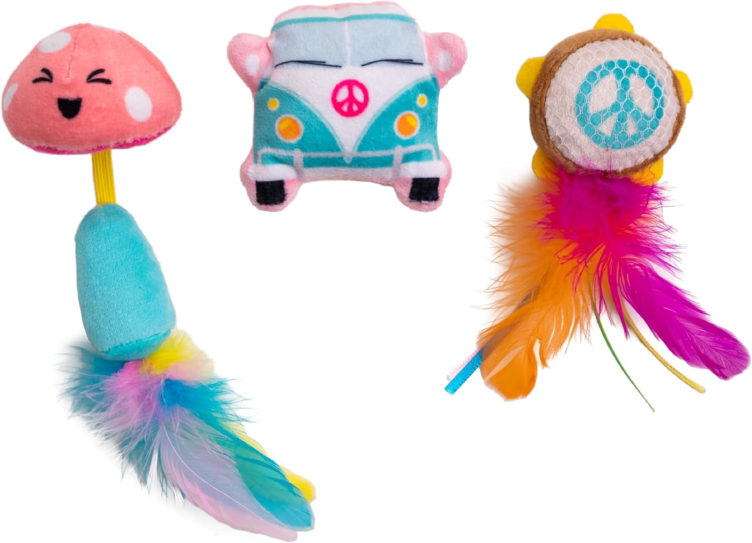 Petstages Nighttime Catnip Rolls Cat Toys - 3 Pack