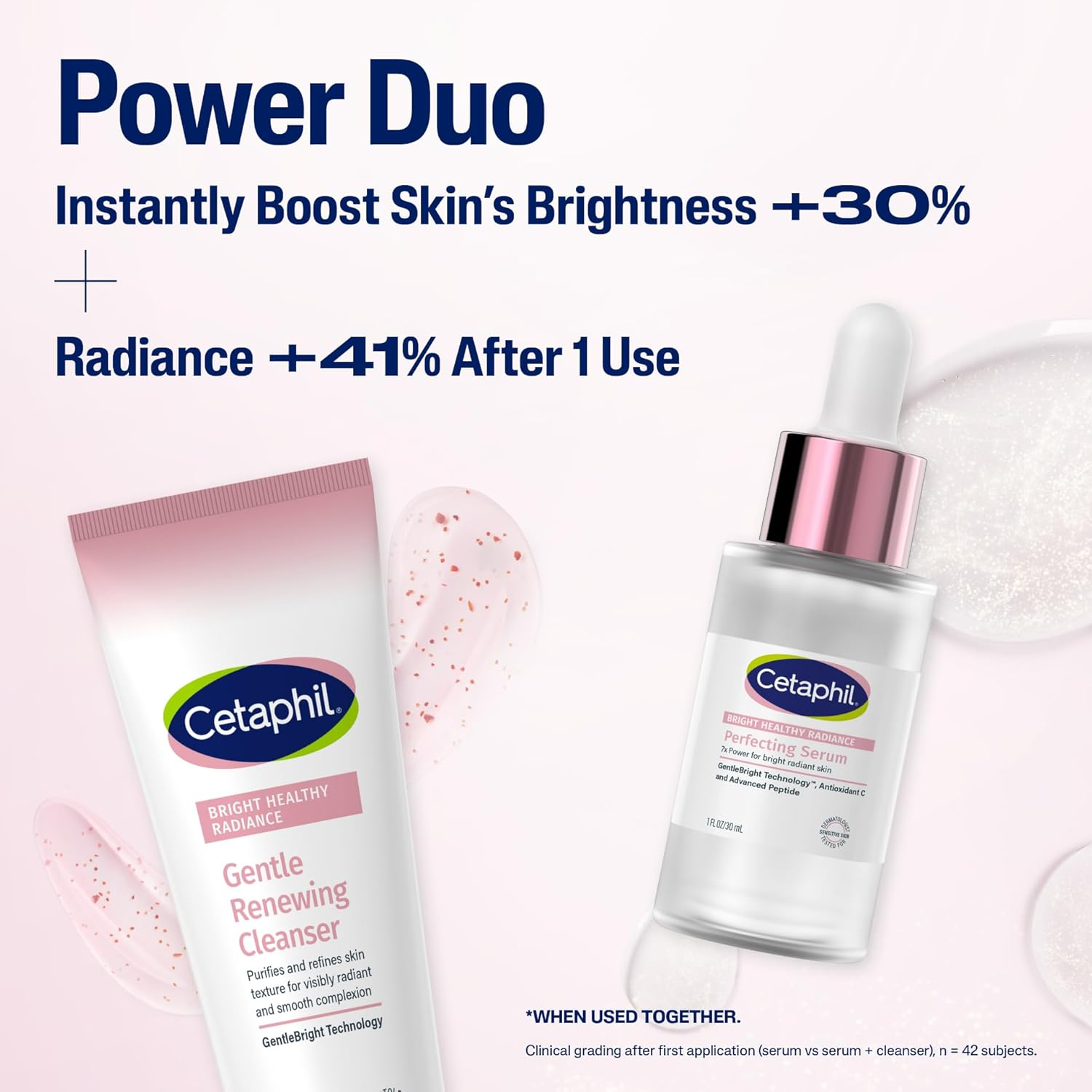 Cetaphil Bright Healthy Radiance Gentle Renewing Cleanser 100G image number 5